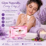Active White L-Glutathione Skin Whitening soap – Body Whitening Soap(135g) - Image 7