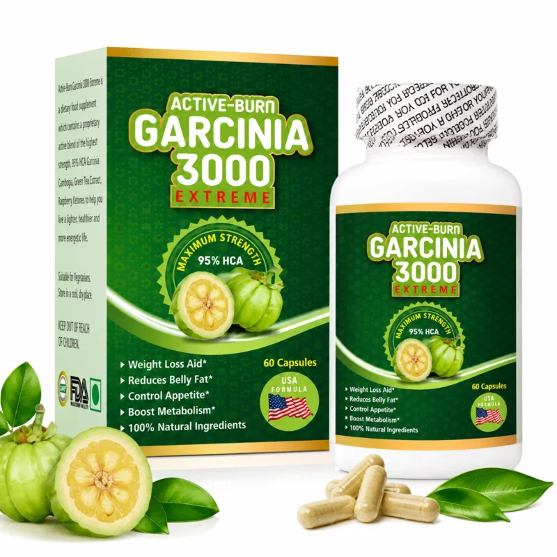 Garcinia Active Burn Garcinia 3000 Extreme Maximum Strenght Weight Loss Pills - Image 1