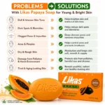 Likas papaya soap for young & Bright Skin(135g) - Image 3