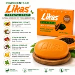 Likas papaya soap for young & Bright Skin(135g) - Image 4