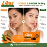Likas papaya soap for young & Bright Skin(135g) - Image 6