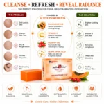 Active White Papaya Enzyme Skin Whitening Soap - Image 3