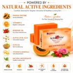 Active White Papaya Enzyme Skin Whitening Soap - Image 4