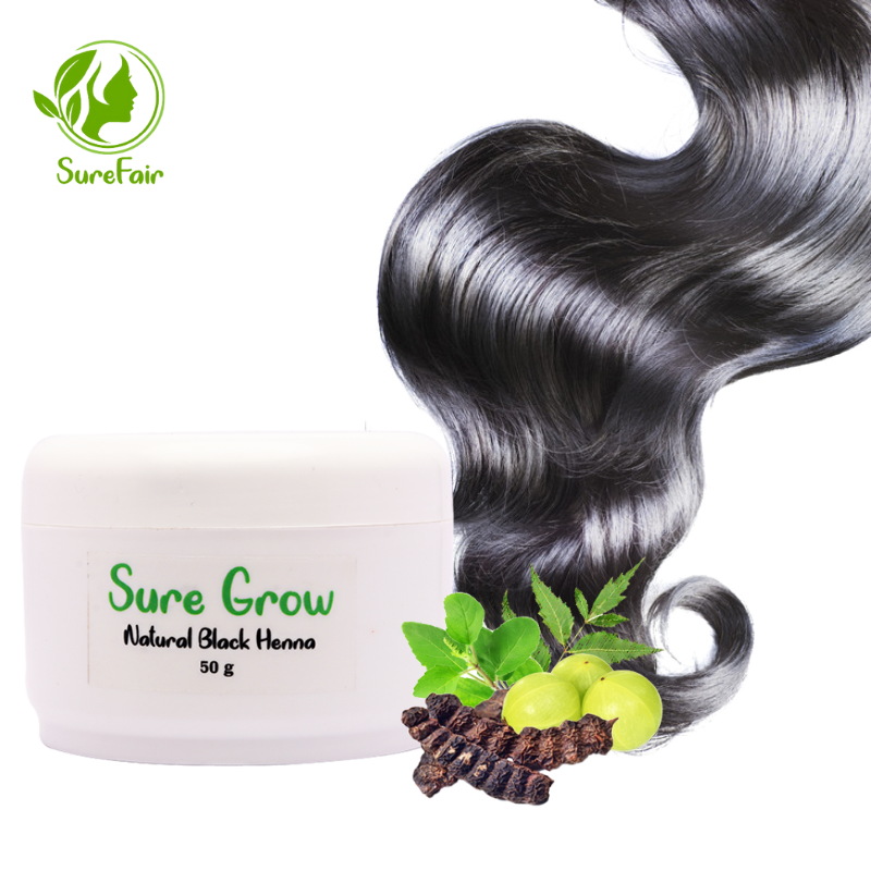 Buy Suregrow Organic Black Henna Online | Chennai Beauty