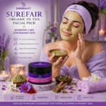 Surefair Organic De Tan Facial Pack For Instant Facial Effect (100g) - Image 7