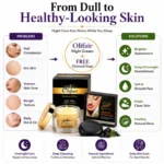 Olifair Night Cream with Olifair Charcoal soap Complexion plus Combo Pack - Image 3