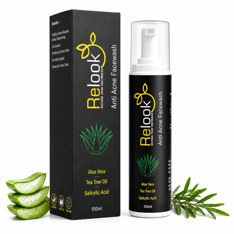 Relook Anti Acne Relook Anti Acne Facewash-100ml - Image 1