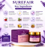 Surefair Glutathione Night Fairness Cream-50g - Image 3