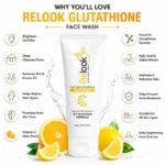 Relook Skin Whitening Glutathione Face Wash-100ml - Image 2