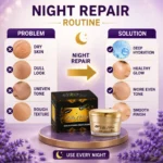 Original Vita Glow Gold Advanced Skin Whitening Night Cream (30g) - Image 3