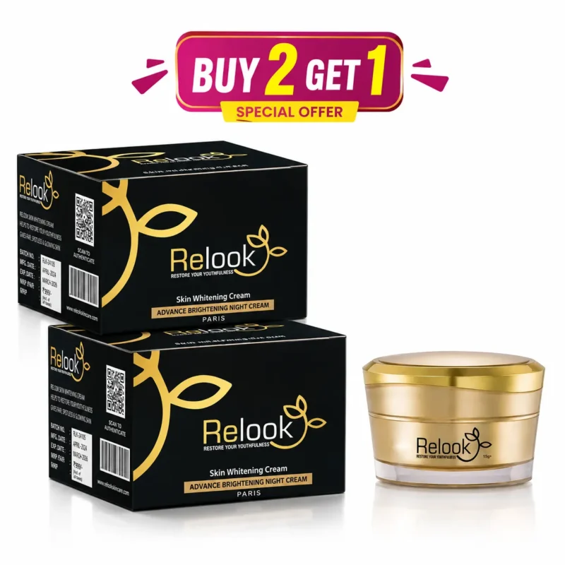 Relook Advance Relook Advance Brightening Night Cream (30g) Restore youthfulness Buy 2 Get 1 - Image 1