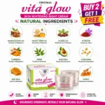 Original Vita Glow Skin Whitening Night Cream with security seal (30g) Buy 2 Get 1 offer - Image 4
