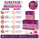 Surefair Body Whitening Cream-100g Buy 2 Get 1 - Image 3