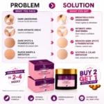 Surefair Underarm whitening cream(Private Part whitening cream)-50gm Buy 2 Get 1 - Image 3
