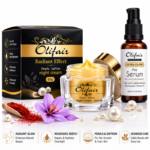 Olifair Pearls Saffron Advanced Night Cream 50g With Olifair Day serum